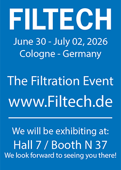 Visit us at The Filtech Event in Cologne